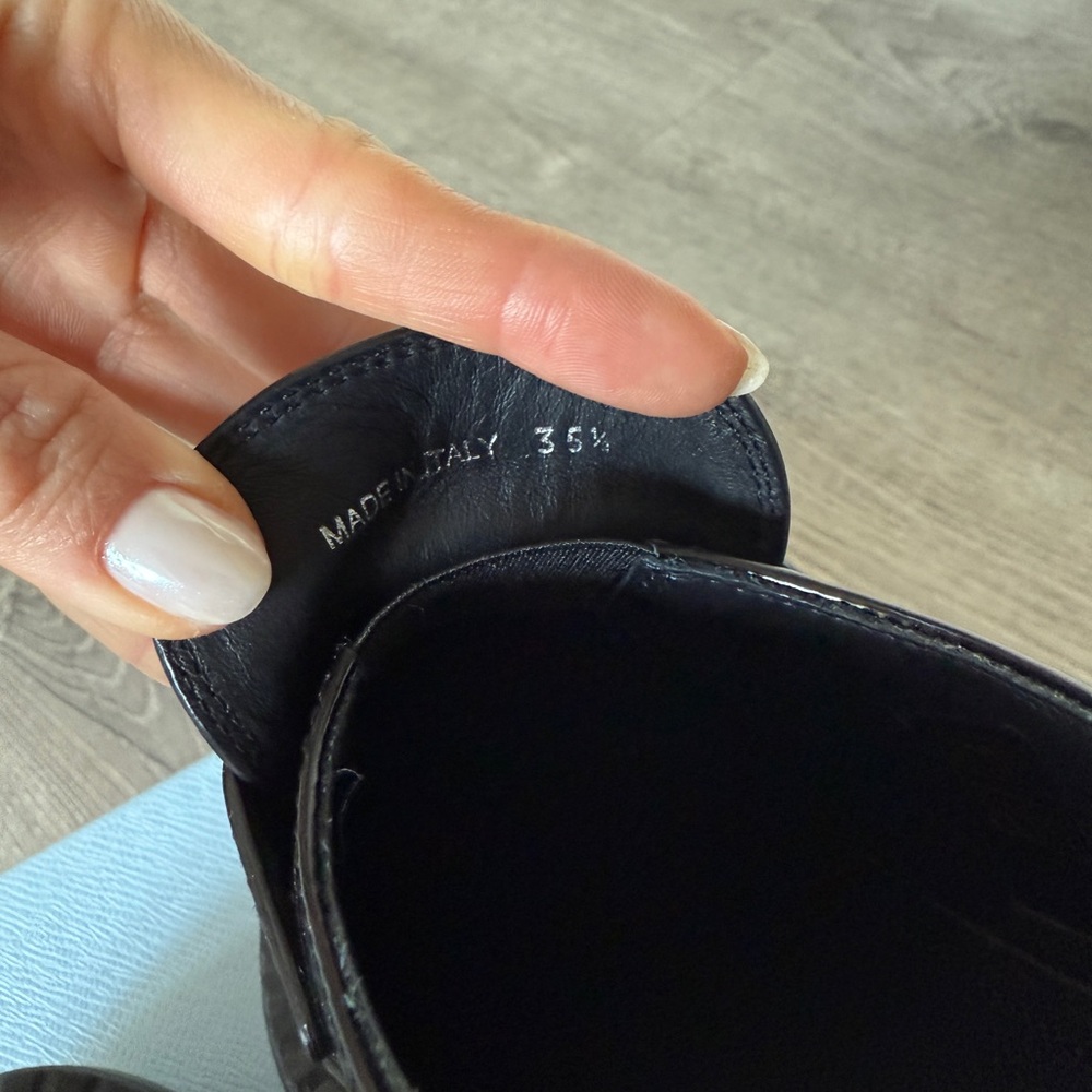 Prada W's Black Loafers - Picture 2 of 3
